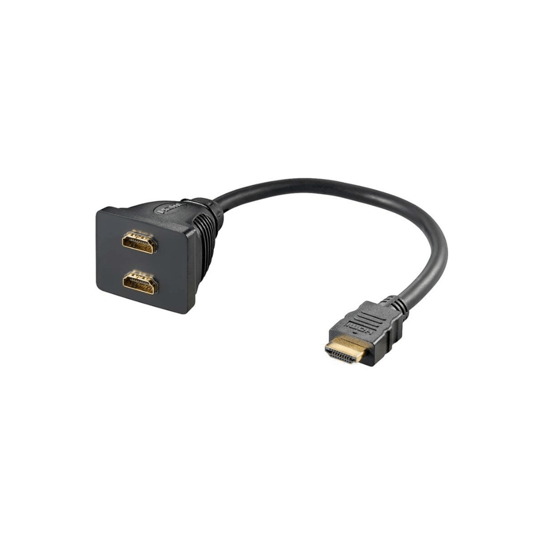 Adapter, HDMI (M) til HDMIx2 - Kosmos Renew