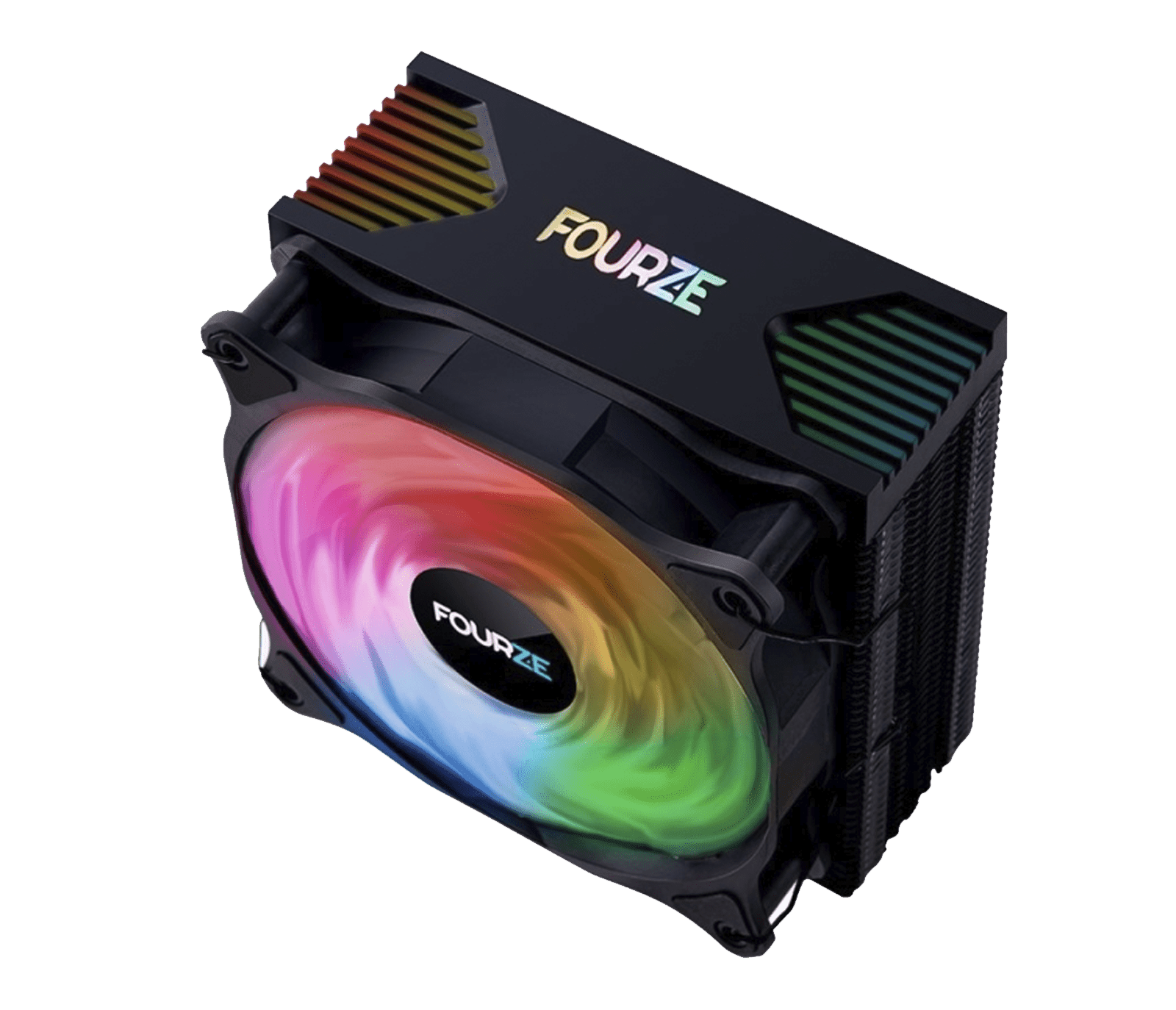 Fourze CPU Cooler RGB 120mm Black - Køler - Kosmos Renew