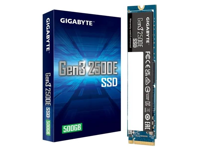 Gigabyte Gen3 Solid state-drev 2500E 500GB M.2 PCI Express 3.0 x4 (NVMe) - Kosmos Renew