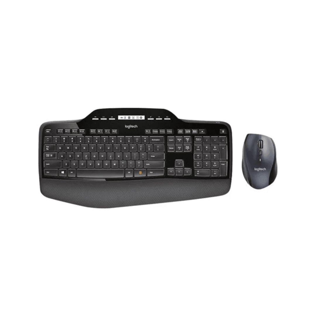 Logitech Wireless Desktop MK710 | Tastatur og mus | Sort | Dansk - Kosmos Renew