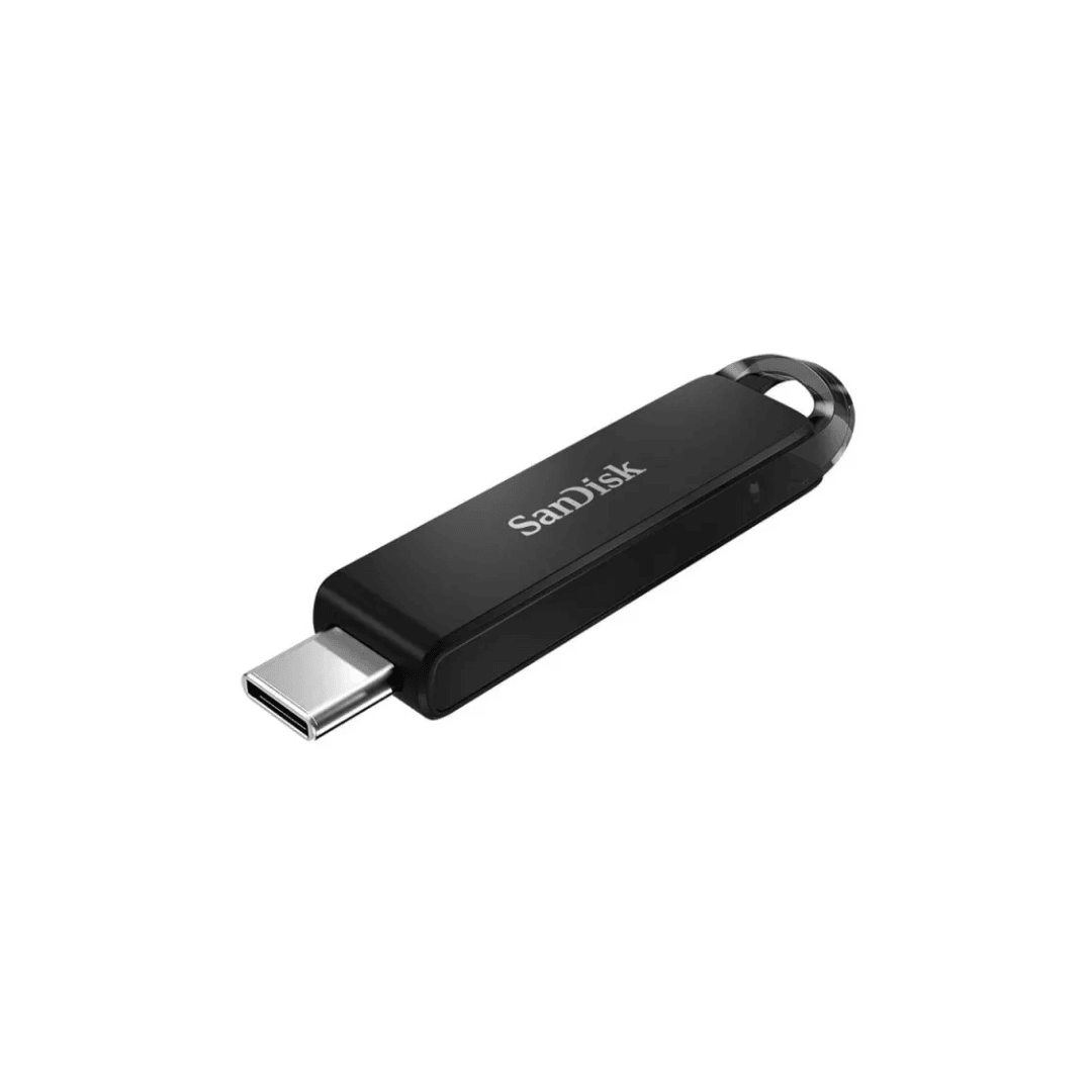 SanDisk Ultra 128GB USB 3.1 Gen 1 / USB-C Sort - Kosmos Renew