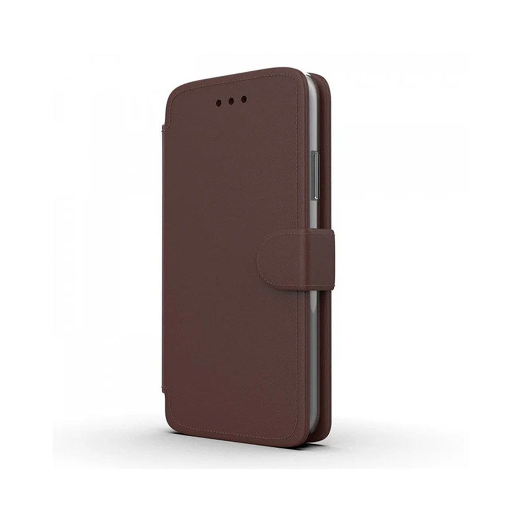 NOVANL Wallet Cover Brown Iphone 15 Pro