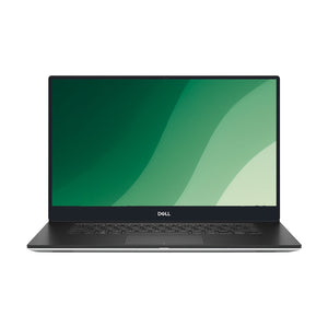 Dell Precision 5540 bærbar computer, sort, set forfra med åben skærm