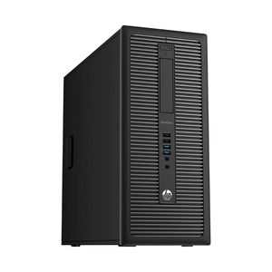 HP Elitedesk 800 G1 sort stationær computer set forfra