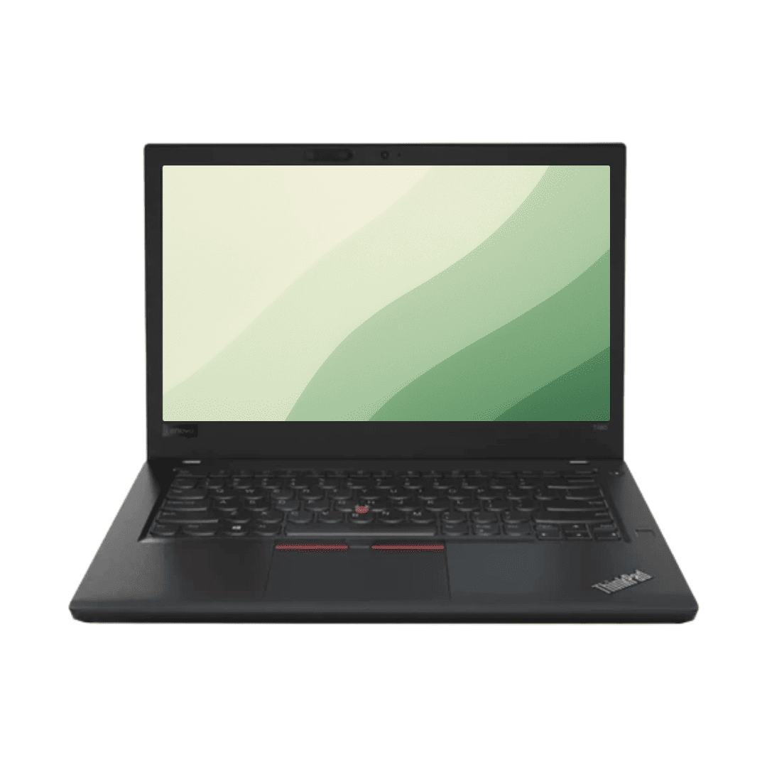Lenovo ThinkPad T480s bærbar computer med slankt og robust design, høj ydeevne og let vægt – ideel til arbejde og studier fra Kosmos Renew