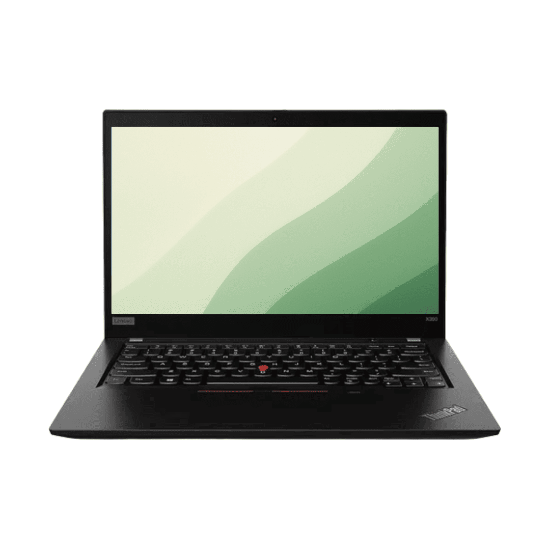 Lenovo ThinkPad X390 bærbar computer med kompakt og robust design, ergonomisk tastatur og pålidelig ydeevne – ideel til professionelle på farten fra Kosmos Renew