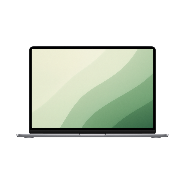 MacBook Air 2022 i sort- kraftfuld og elegant bærbar fra Kosmos Renew 