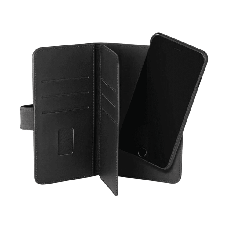 Sort iPhone 11 Mobilcover 2i1 3 kort wallet fra Gear