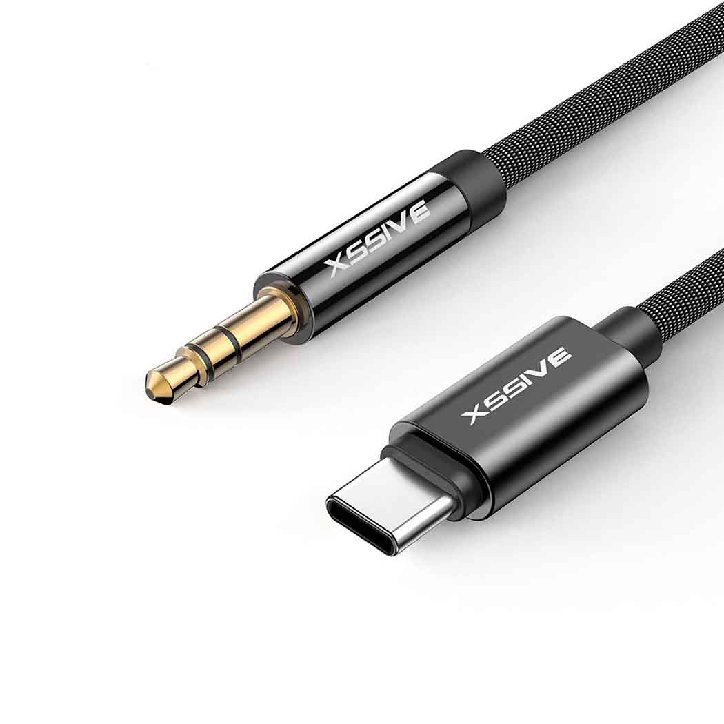 XSSIVE USB-C til 3.5mm Audio Kabel 1,2m