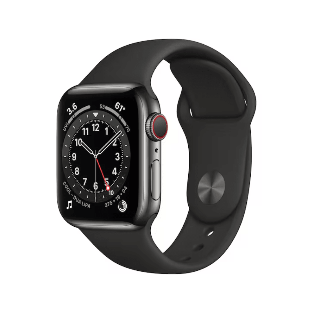 Apple Watch Series 6 LTE GPS | 44MM | Sort | Grade B - Kosmos Renew