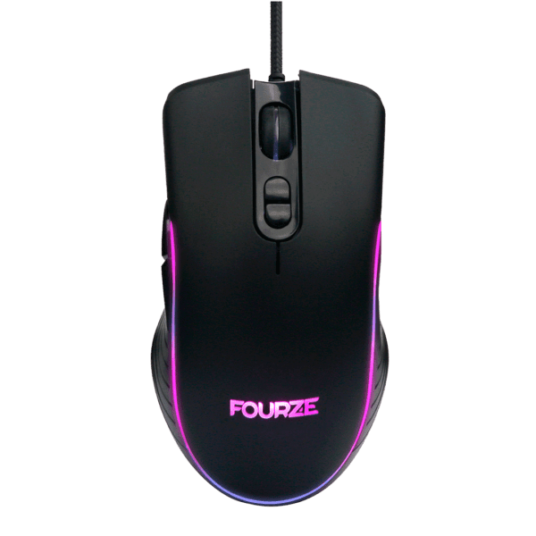 Fourze GM120 GamingMouse, RGB, black - Kosmos Renew