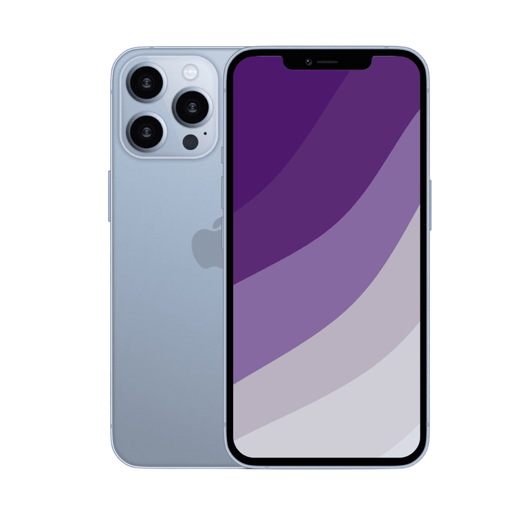 lyseblå iphone 13 pro