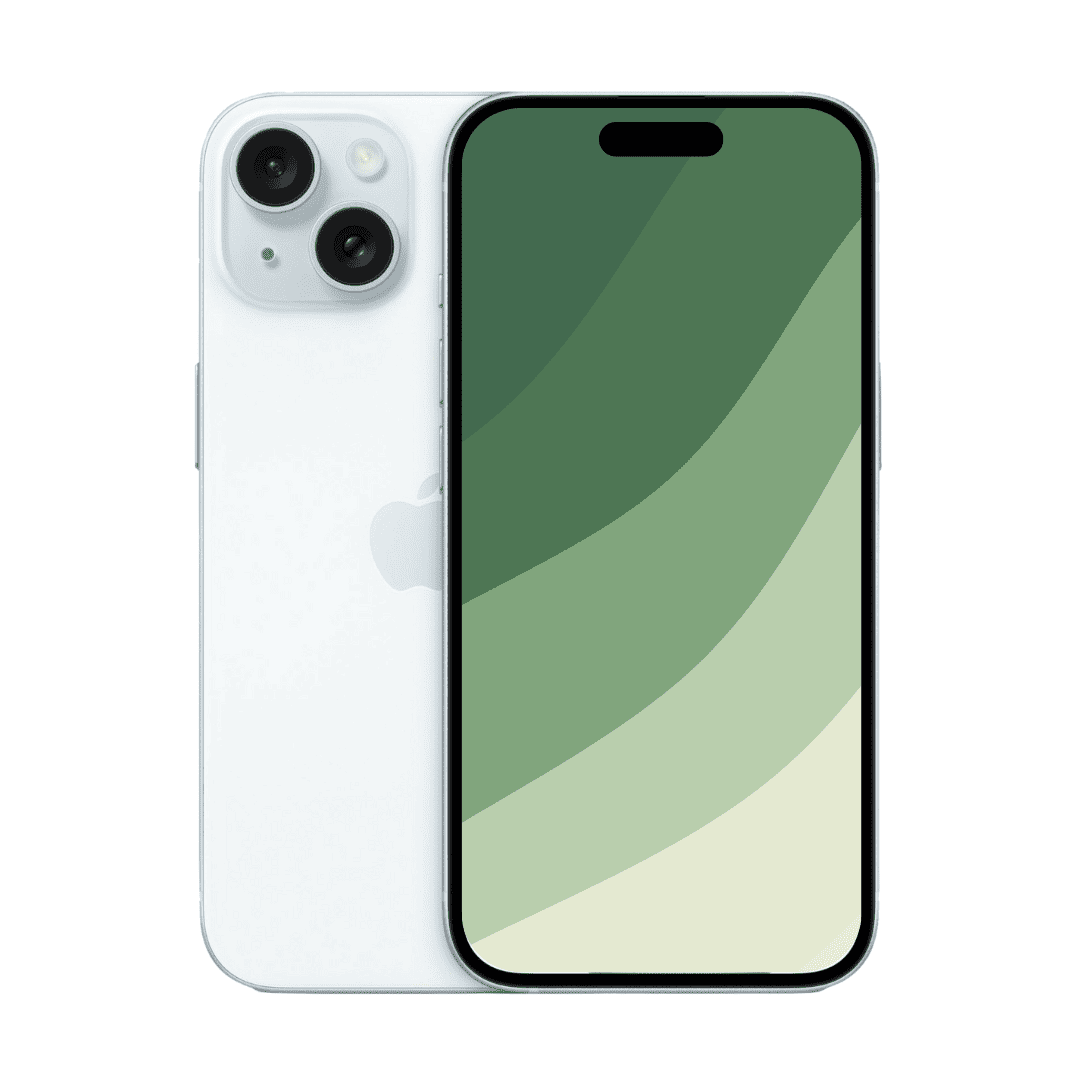 Billig iPhone 15 lyseblå