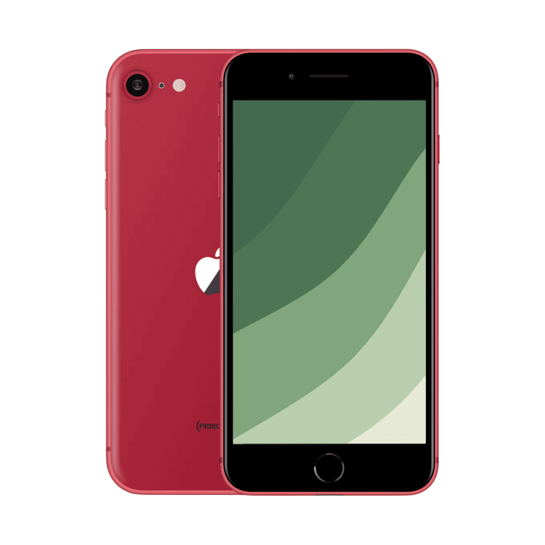iPhone SE 2022 i rød