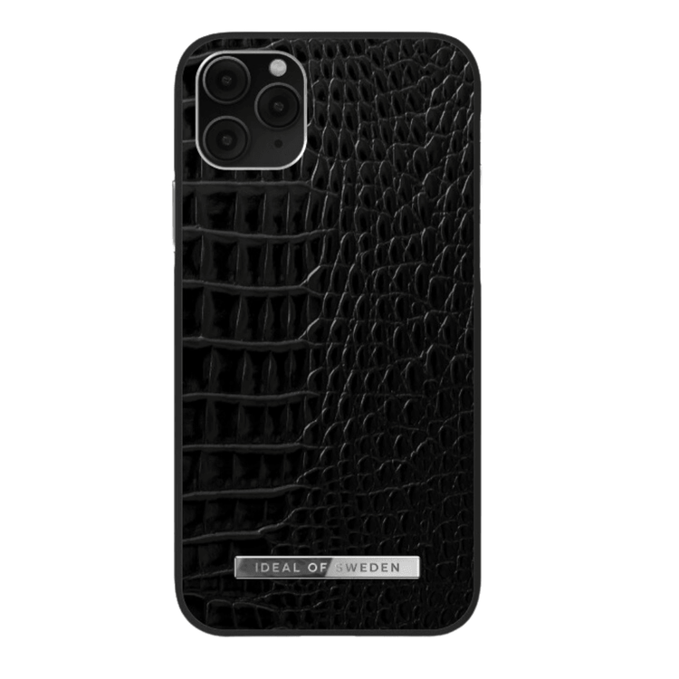 Ideal of Sweden Atelier Case iPhone 11PRO | XS | X - Neo Noir Croco - Kosmos Renew