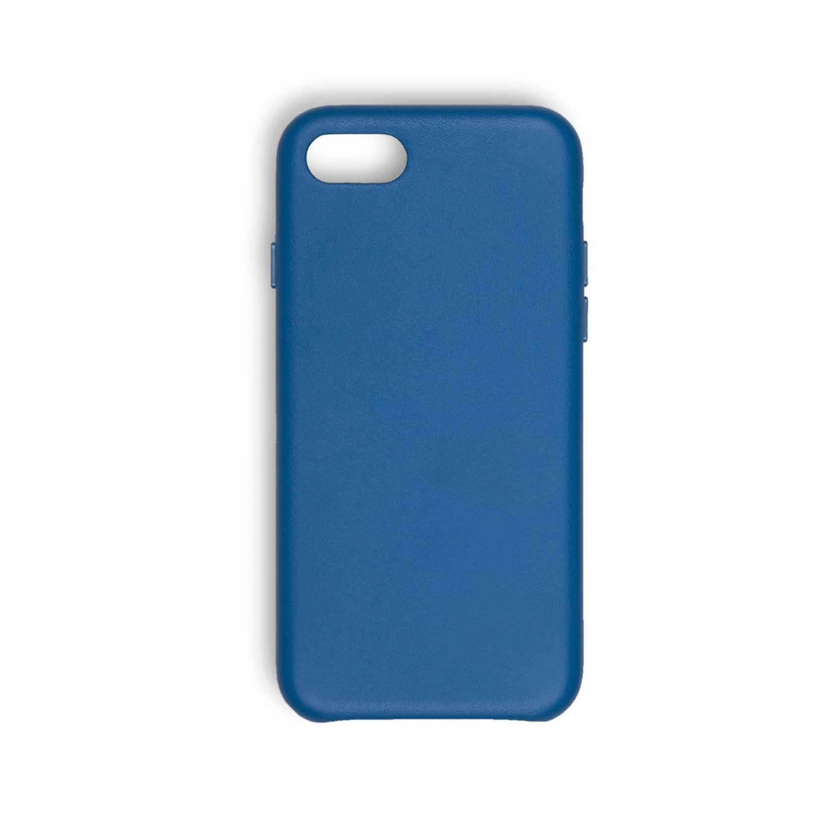 iPhone 7 og 8 Plus Lædercover - Blå - Kosmos Renew