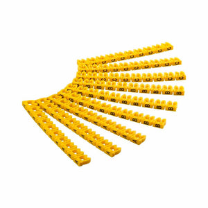 Kabel markerings clips A-C 4mm