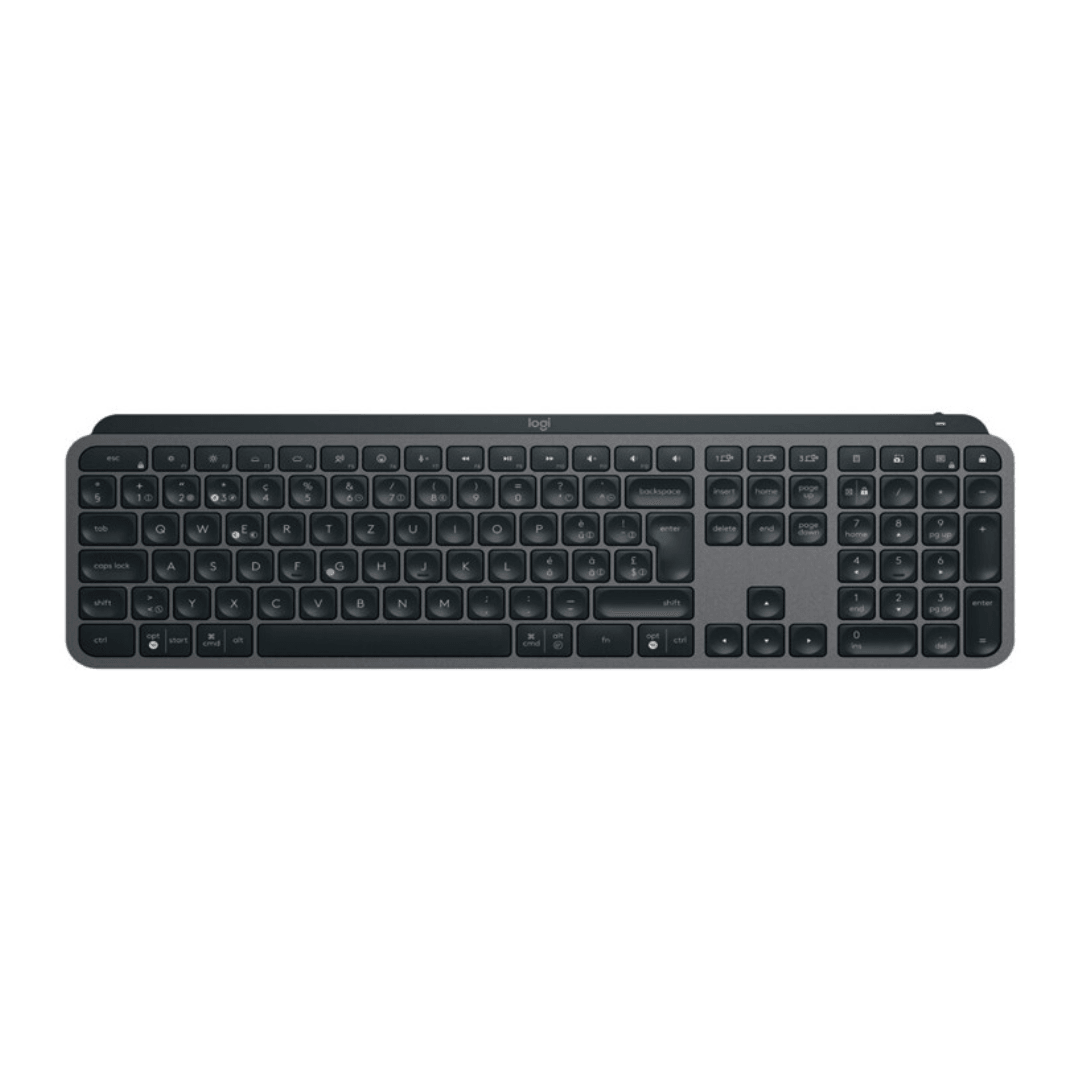 Logitech MX Keys S Tastatur | Trådløs | Nordisk | Sort - Kosmos Renew