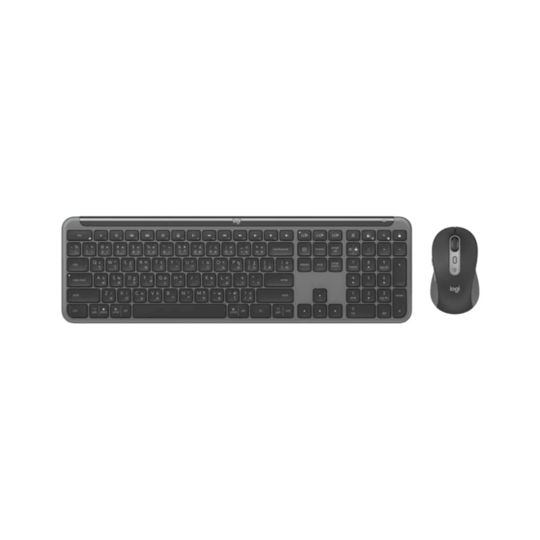 Logitech Signature Slim Combo MK950 | Tastatur og mus-sæt | Trådløs | Sort - Kosmos Renew