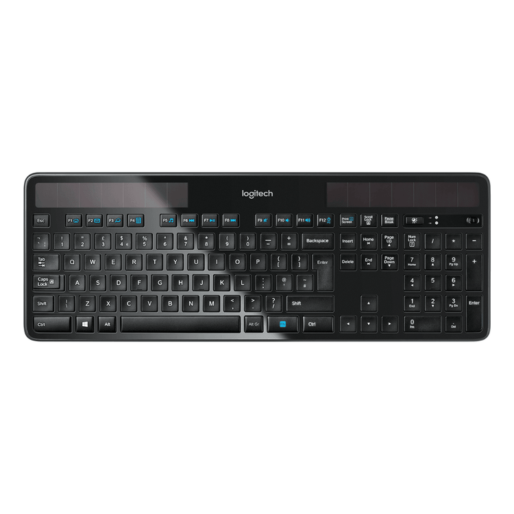 Logitech Wireless Solar K750 Tastatur Trådløs Nordisk - Kosmos Renew