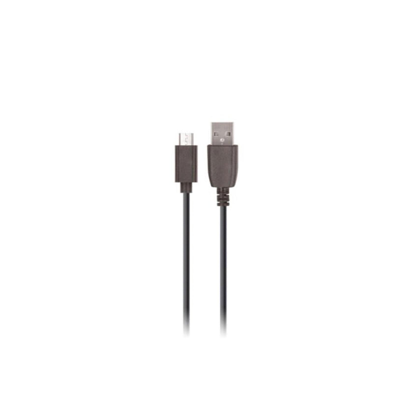 maXlife 1m Micro USB fast charge kabel 2A - Sort - Kosmos Renew