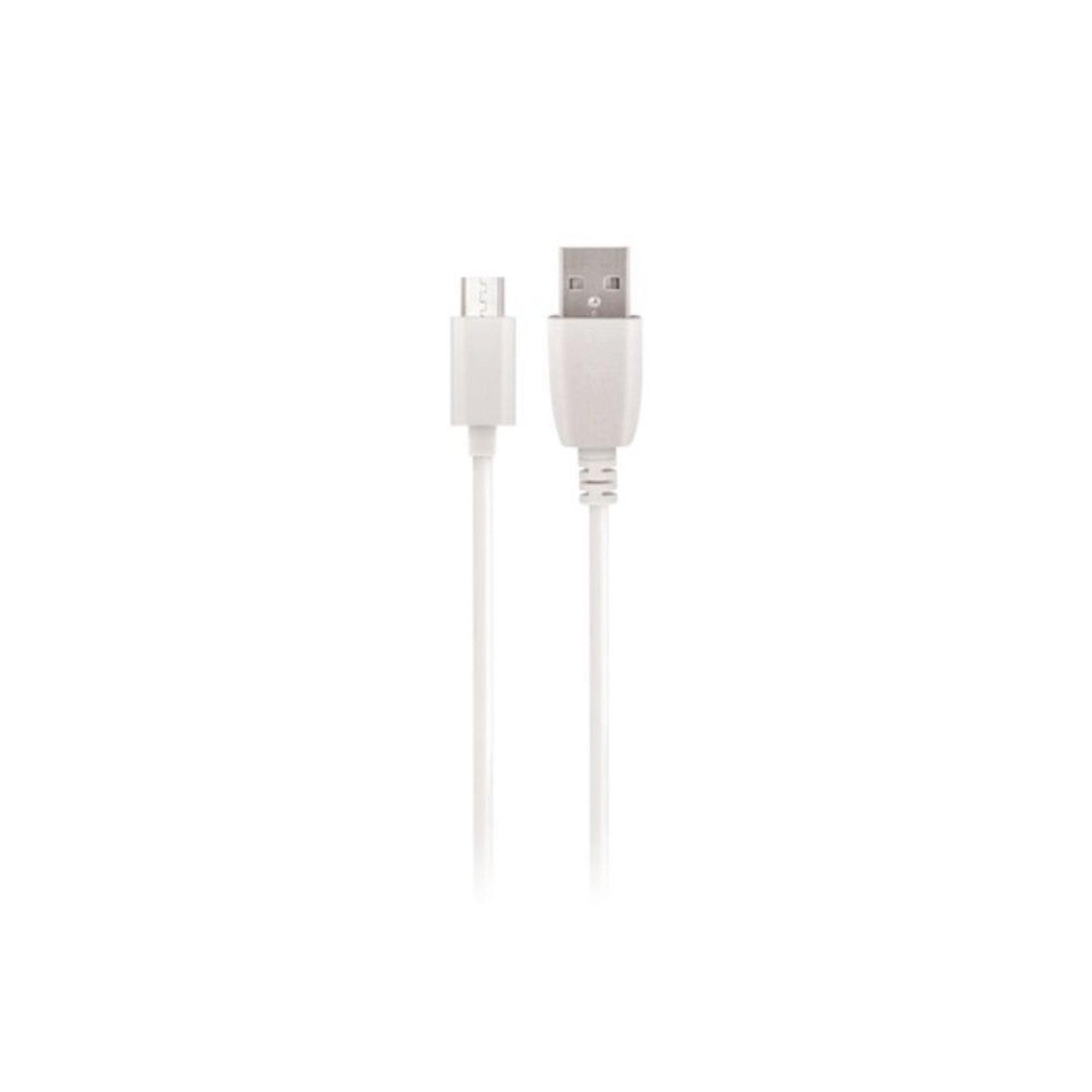 maXlife 3m Micro USB kabel 2A - Hvid - Kosmos Renew