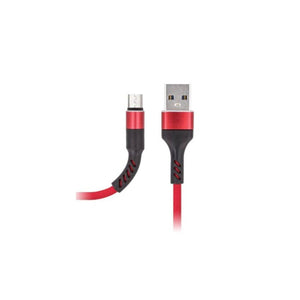 maXlife 1m Micro usb fast charge kabel 2A - Rød - Kosmos Renew