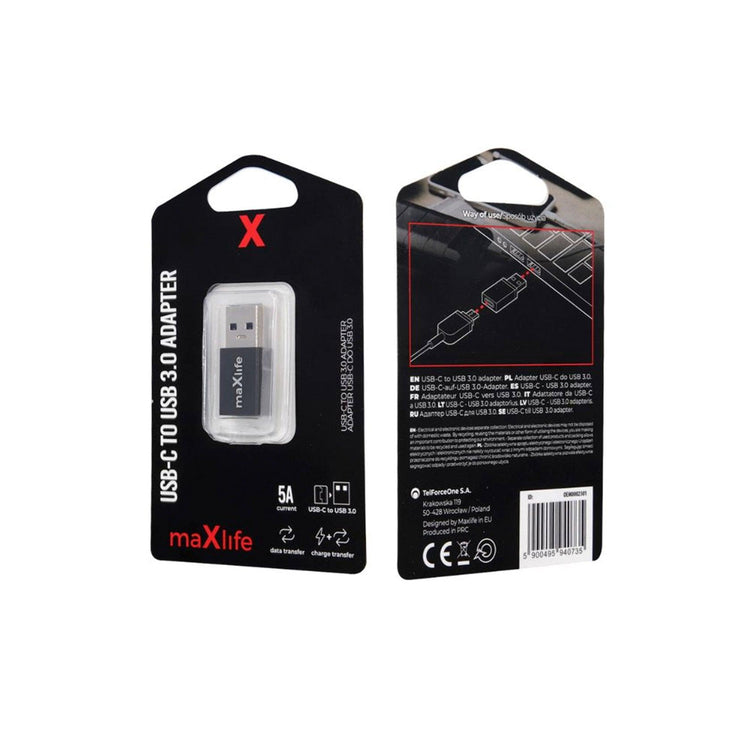 maXlife USB-C til USB 3.0 adapter - Kosmos Renew