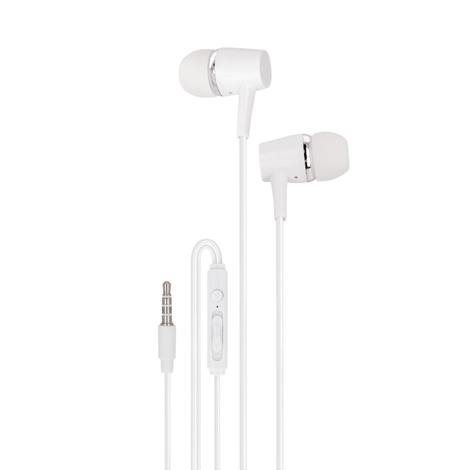 maXlife Wired Earphones White - MXEP-02 - Kosmos Renew