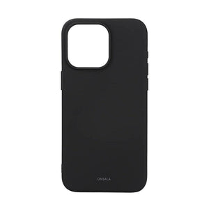 Onsala iPhone 15 silikoneetui | Sort - Kosmos Renew