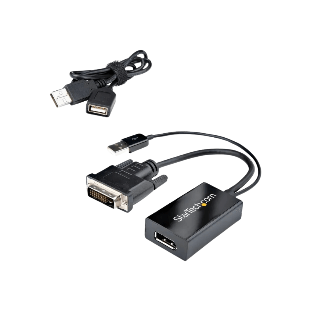 StarTech DVI to Displayport Adapter with USB power - 1920x1200 | Fabriksny - Kosmos Renew
