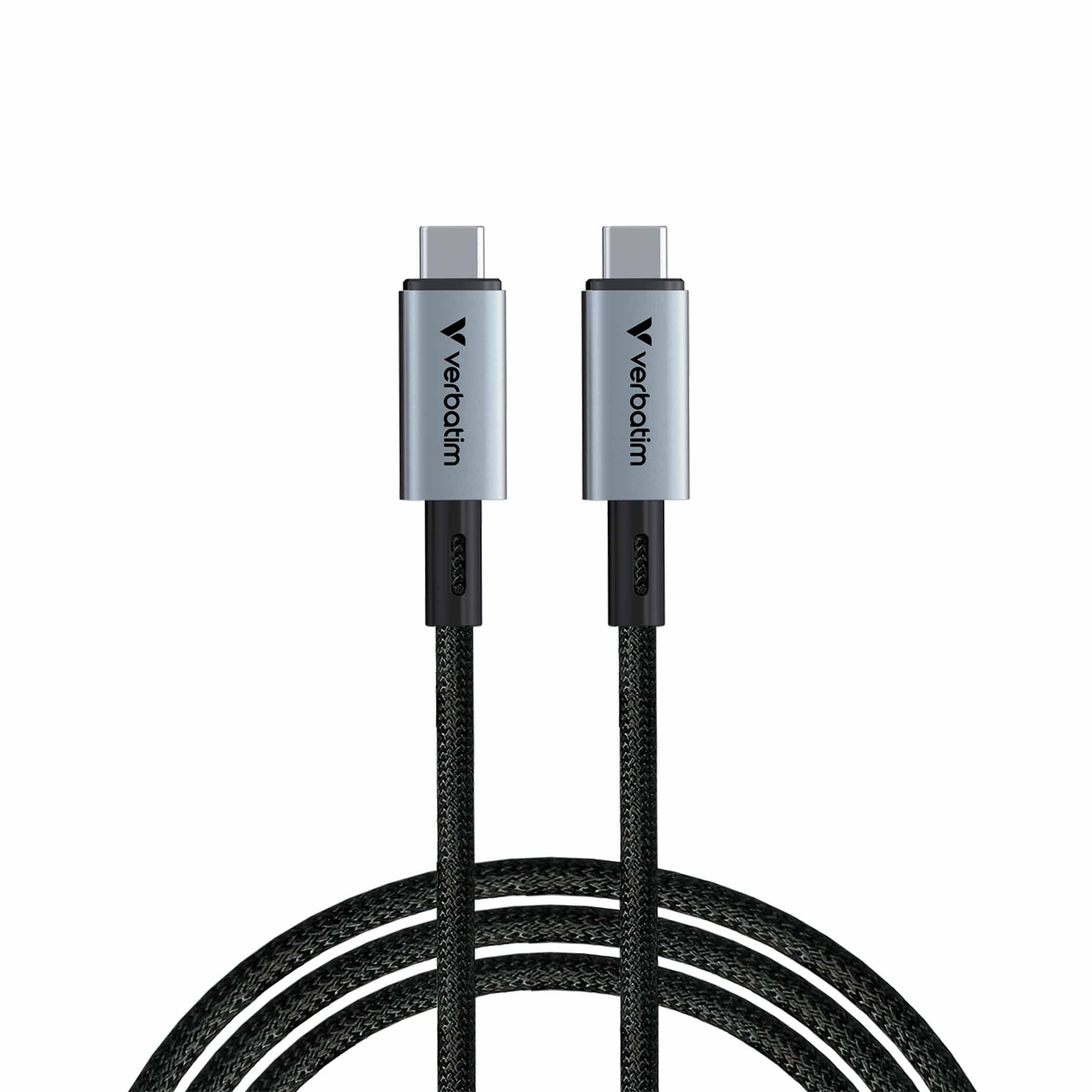 Verbatim USB-C til C 1.2M Sort USB4